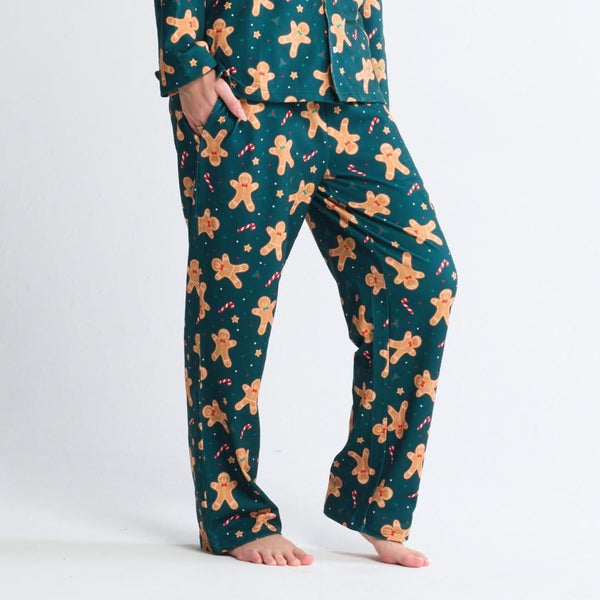 Christmas Pajama Pants - Gingerbread Man