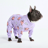 Hundepyjama – Wenn Schweine fliegen – Lila