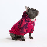 Fuchsiafarbene Tarn-Hundehoodie