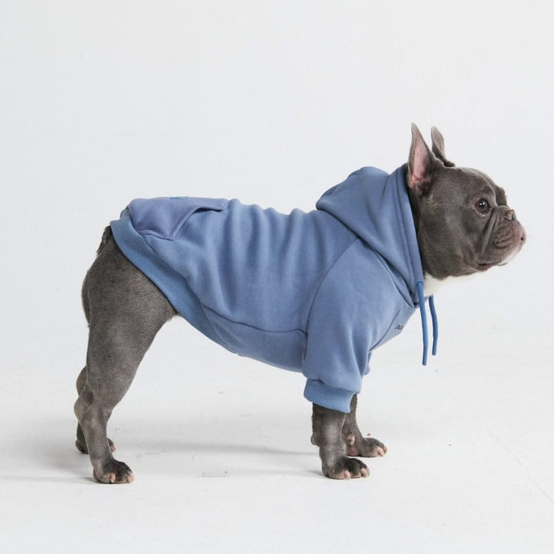 Essentielles Hunde Hoodie - Schieferblau