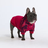 Fuchsiafarbene Tarn-Hundehoodie