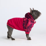 Fuchsiafarbene Tarn-Hundehoodie