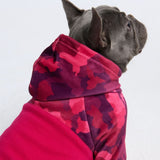 Fuchsiafarbene Tarn-Hundehoodie