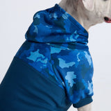 Blaue Tarn-Hundehoodie