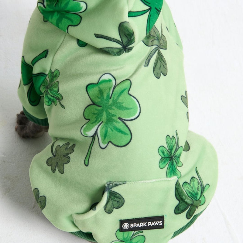 St. Pattys Hundehoodie – Hellgrün