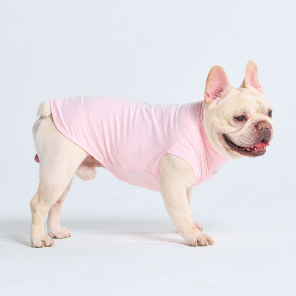 Sunblock Hunde-T-Shirt - Hellrosa