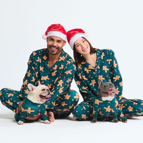 Dog Christmas Pajama - Gingerbread Man