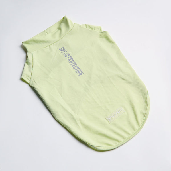 Sunblock Hunde-T-Shirt - Hellgrün